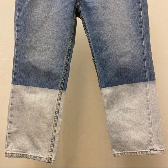 EVIDNT 11 (30) Malibu Blue Dip Dyed Two-Tone High Rise Cropped Jeans From Lulus - Picture 6 of 15